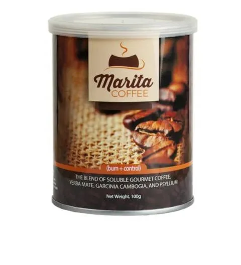 Café Marita Burn+Control 100 g – café funcional com psyllium, garcinia e erva-mate